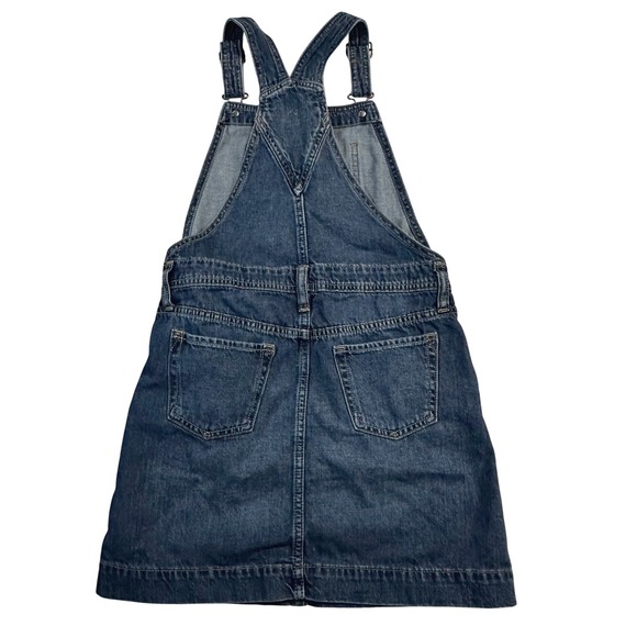 GAP Kid Denim Jean Spring Summer Overall Dress Dungarees Size L 10 11 Year Blue - Picture 4 of 4
